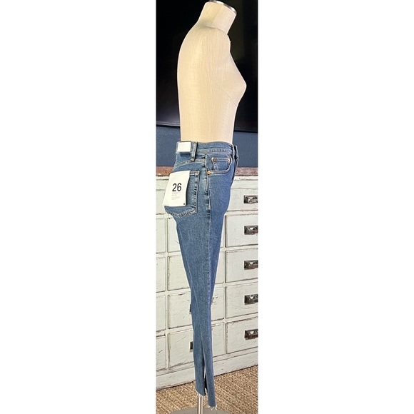 Redone Re/Done 90’s High Rise Ankle Crop Jeans 26 - Picture 9 of 14